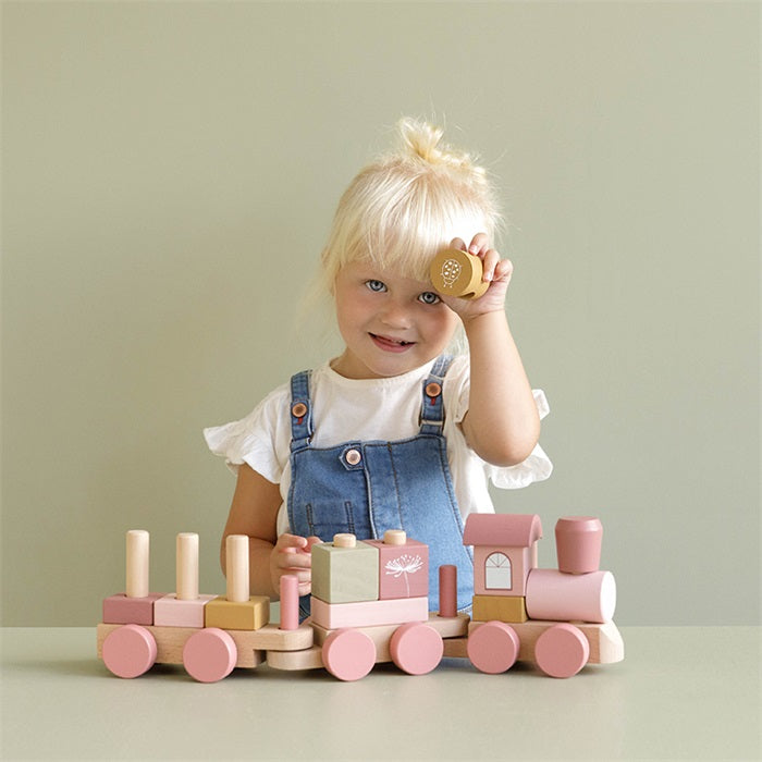 Little Dutch | Blokkentrein Wild Flowers