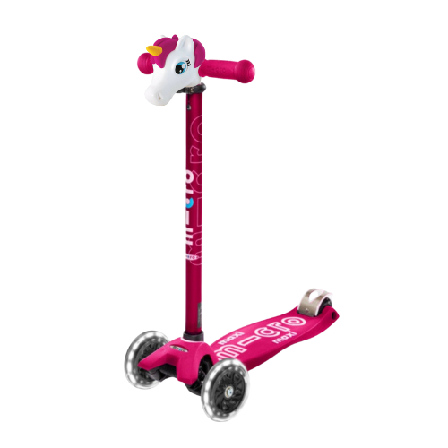 Micro Step Deluxe | Maxi Roze LED incl. Unicorn Head
