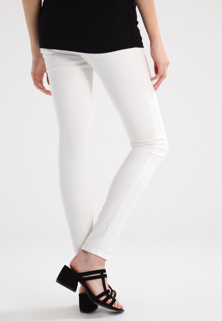 Mamalicious | Positiebroek Sigga Slim Plain Jeans - Antique White