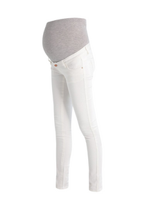 Mamalicious | Positiebroek Sigga Slim Plain Jeans - Antique White