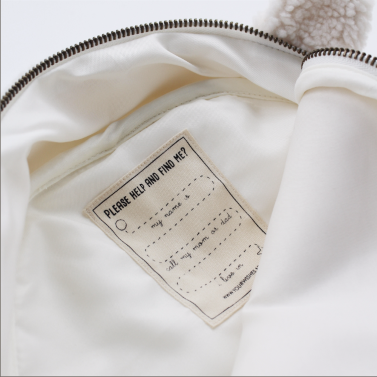 Your Wishes | Teddy Rugzak Off-White