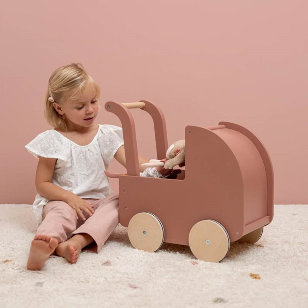 Little Dutch || Houten Poppenwagen