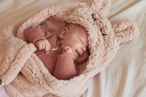Jollein | Wikkeldeken Bunny Pale Pink