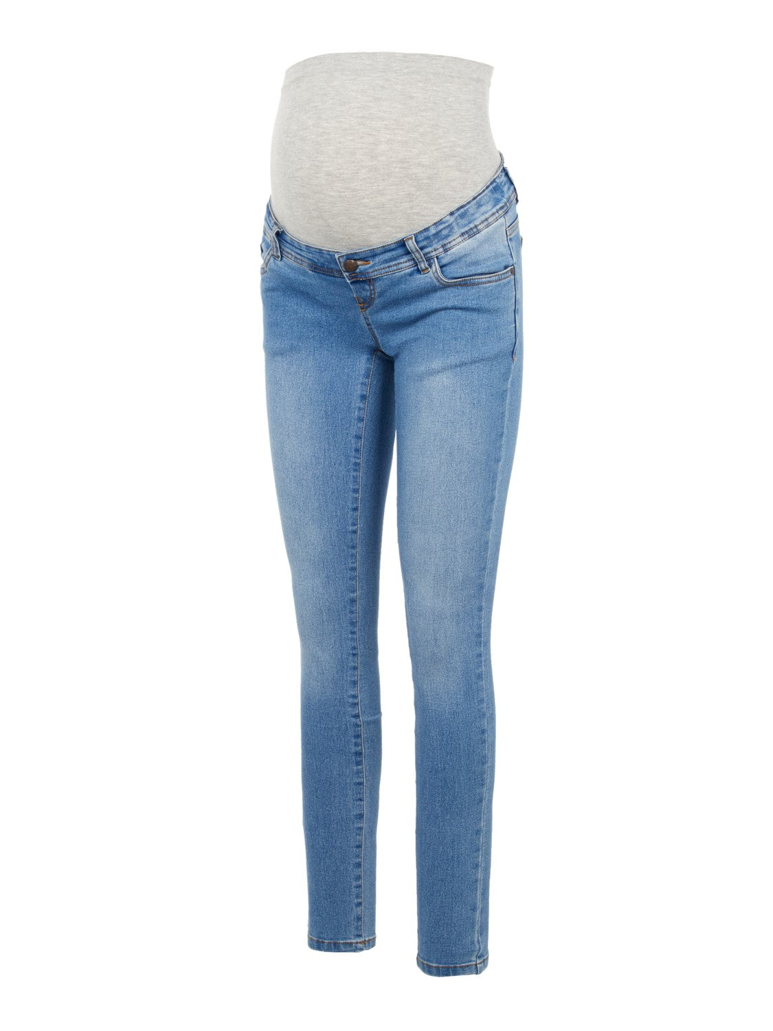 Mamalicious | Positiebroek Ono Slim Jeans - Light Blue Denim/Washed