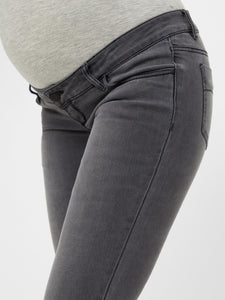 Mamalicious | Positiebroek Lola Slim Jeans - Grey Denim