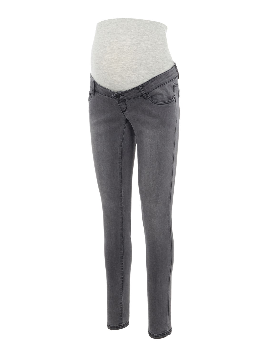 Mamalicious | Positiebroek Lola Slim Jeans - Grey Denim
