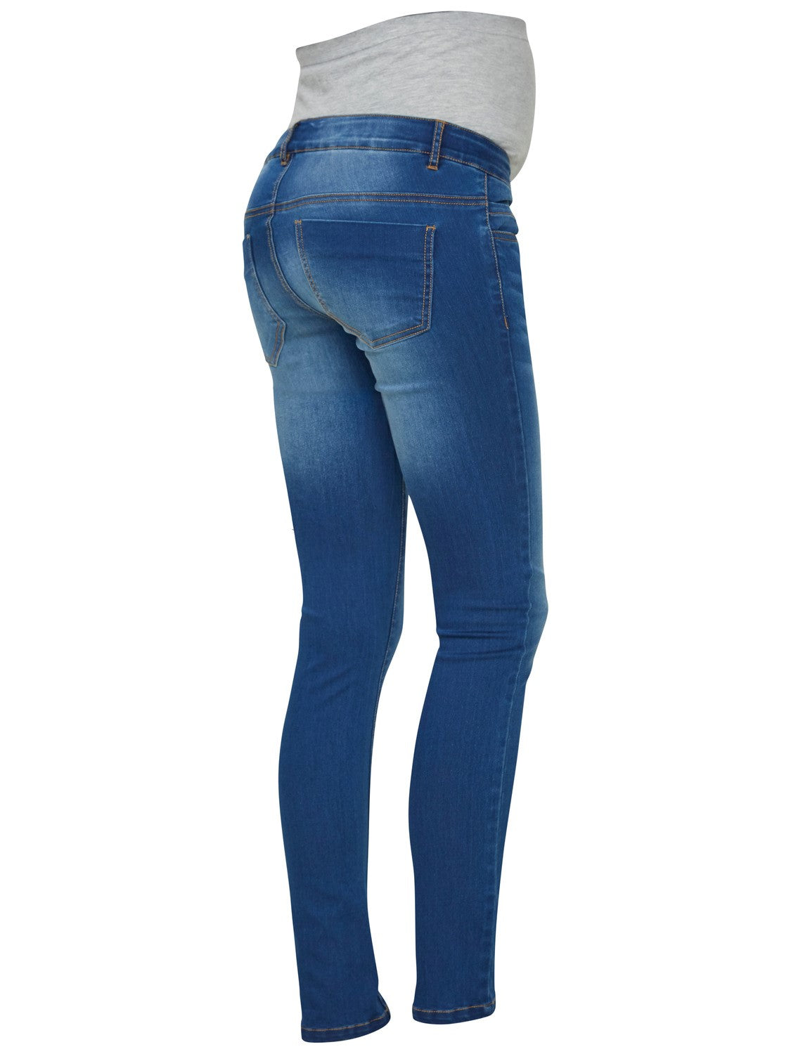 Mamalicious | Positiebroek Fifty Slim Jeans - Medium Blue Denim