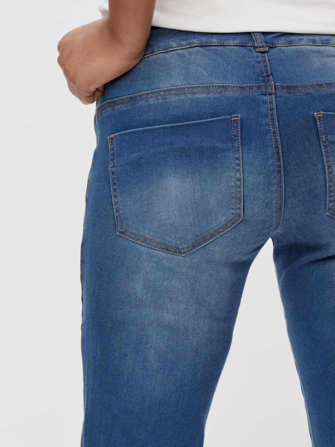 Mamalicious | Positiebroek Fifty Slim Jeans - Medium Blue Denim